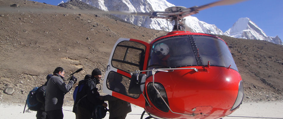 Everest base camp Helicopter
